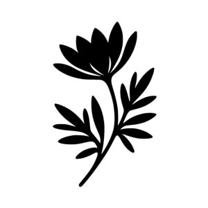 Elegant Blossom and Leaves