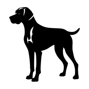 Strong Watchdog Silhouette