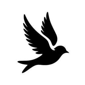 Graceful Bird in Flight