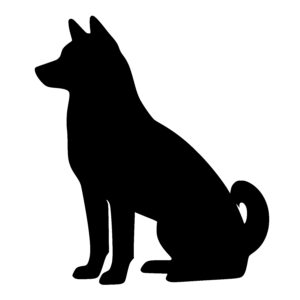 Eager Pup Silhouette