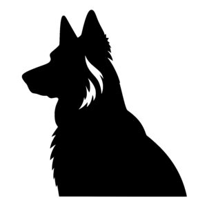 Wolf Head Silhouette