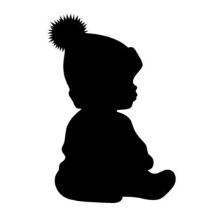 Cheerful Child Silhouette