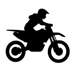 Rider on Dirt Bike