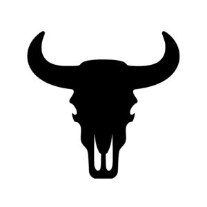 Bull Skull Silhouette
