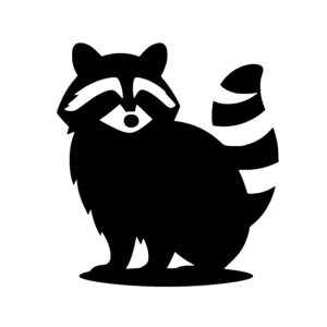 Raccoon Sitting Proud