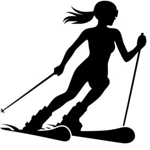 Action Ski Pose