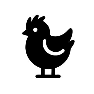 Round Chicken Portrait