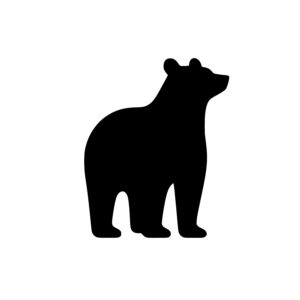Strong Bear Outline