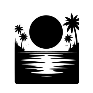 Tropical Sun Reflection