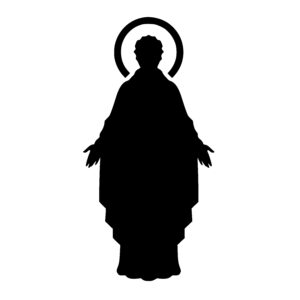 Religious Figure Silhouette