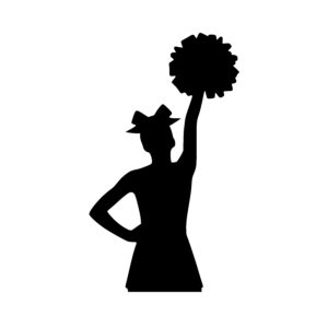 Dynamic Cheerleader Pose