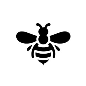 Bee Outline Silhouette