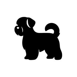 Playful Pup Outline
