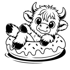 Pool Float Highand Cow