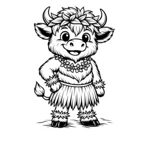 Polynesian Dance Cow
