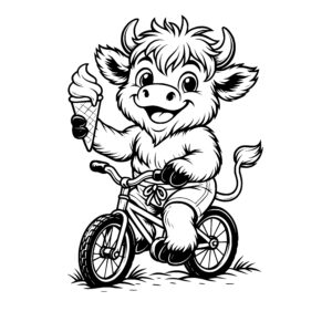 Summer Riding Cow