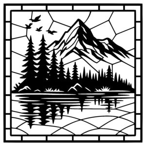 Majestic Mountain Reflection
