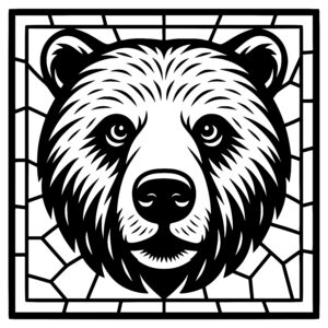 Majestic Bear Head