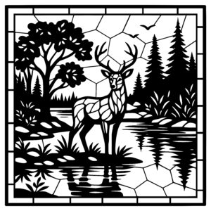 River Deer Encounter