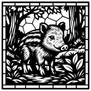 Curious Boar Encounter