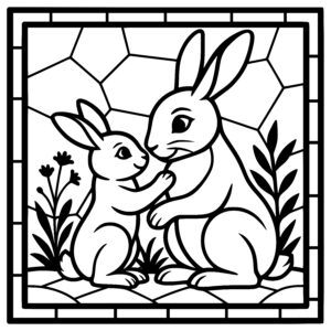 Bunny Bonding Moment