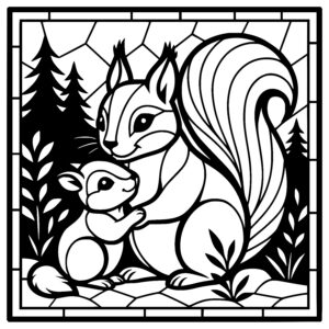 Squirrelly Family Love