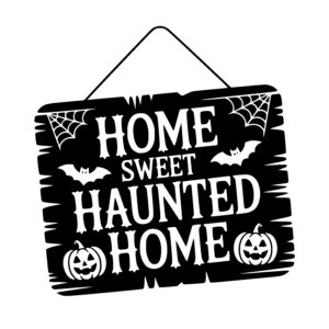 Haunted Welcome Sign