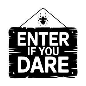 Spiders Warning Sign