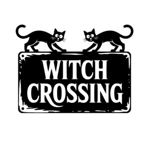 Witchy Cat Crossing
