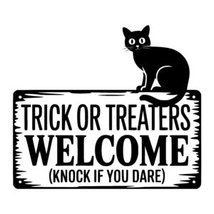 Cautious Halloween Cat