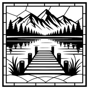 Serene Lake Vista