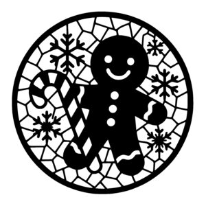 Candy Cane Gingerbread Joy