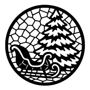 Sleigh and Tree