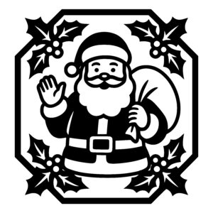 Happy Santa Greeting