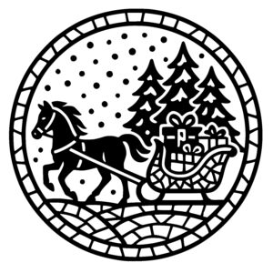 Horse Winter Journey