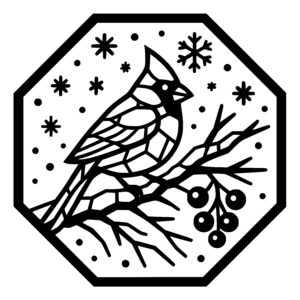 Cardinal in Winter Branch