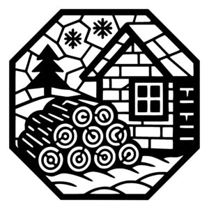 Cozy Snowy Cabin