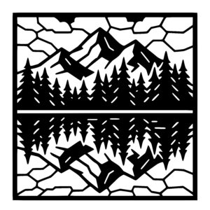 Mountain Serenity Reflection