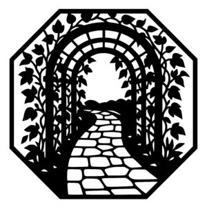 Whimsical Garden Pathway
