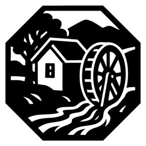 Rural Watermill Scene