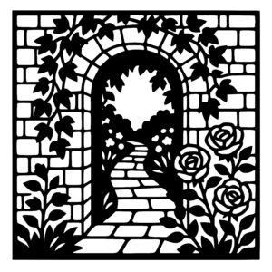 Ivy-covered Archway