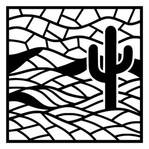 Lone Cactus Landscape