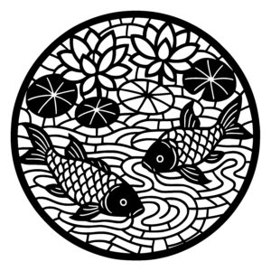 Koi and Lotus Harmony