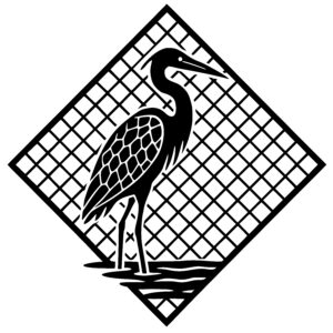 Heron on Water Grid