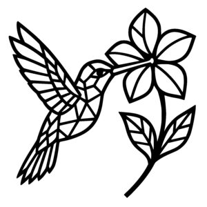 Hummingbird and Blossom