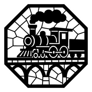 Bridge of Steam Locomotive