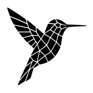 Mosaic Hummingbird Shape