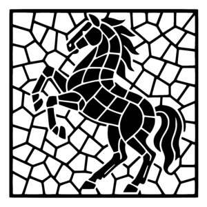 Mosaic Stallion