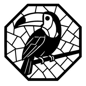 Toucan in Mosaic