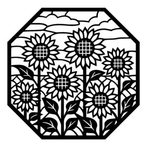 Serene Sunflower Scene